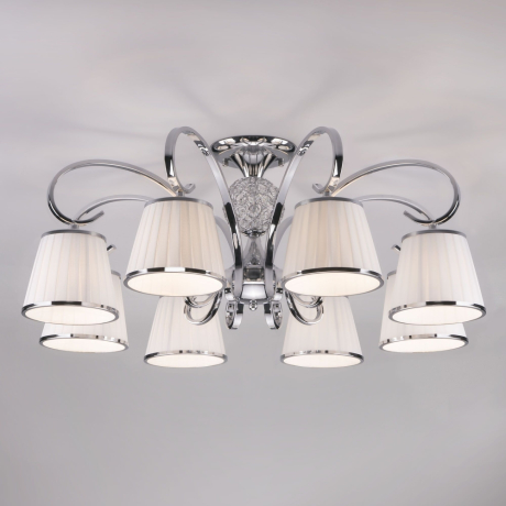 60088/8 хром хром Потолочная люстра с абажурами Eurosvet Tessa 