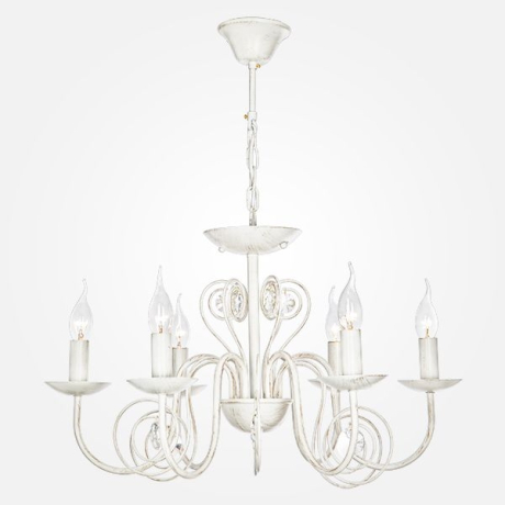 Подвесная люстра Eurosvet 60018/6 белый с золотом 