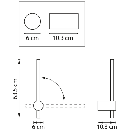 Светильник настенный Tubo Lightstar 748547 