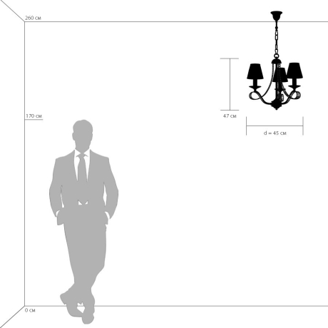 705032 Подвесная люстра Lightstar Riccio 