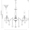 Люстра подвесная с лампочками Lucia Tucci Firenze 141.5 Antique+Lamps 