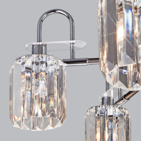 Люстра на штанге Eurosvet Tenia 70090/5 графит a045141 