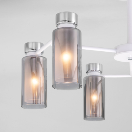 Люстра на штанге Eurosvet 70115/6 белый (a061528) 