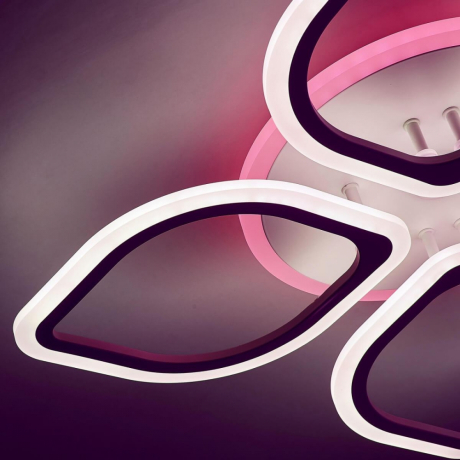 Потолочная светодиодная люстра с пультом ДУ и голосовым управлением Citilux Ромби Смарт CL236A140E 