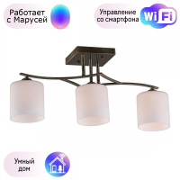 Люстра с поддержкой Маруси потолочная Omnilux OML-55317-03-M