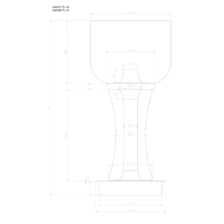 Декоративная настольная лампа Divinare Volturn 1243/06 TL-15 