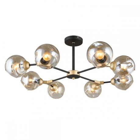 Люстра с поддержкой Алисы потолочная Omnilux OML-93607-08-A 