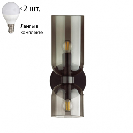 Бра с лампочками Odeon Light Orinoco 4804/2W+Lamps E14 P45 