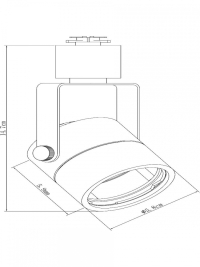 Однофазный светильник для трека Lente Track Arte Lamp A1310PL-1WH
