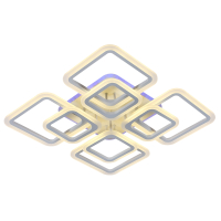 Светодиодная люстра с ПДУ Profit Light 8075/4+4 WHT 176W+10W RGB