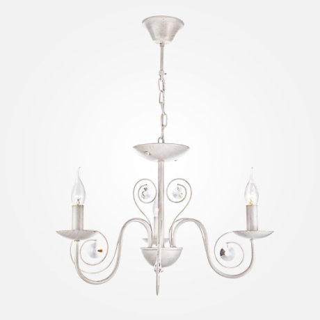 Подвесная люстра Eurosvet 60018/3 белый с золотом 