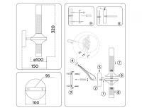 Бра Ambrella Light High Light Modern LH55355