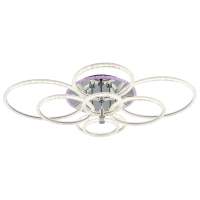 Витринный образец!  <373624> Светодиодная диммируемая люстра с ПДУ Profit Light 8024/8 CHR 232W+10W RGB