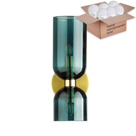 Бра с лампочками Odeon Light Orinoco 4803/2W+Lamps E14 P45 