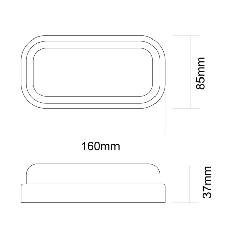 Ultraflash LBF-0401S C01 (Св-к LED влагозащищённый с датчиком движения, 12 Вт, IP65, 220В, овал) (15352) 