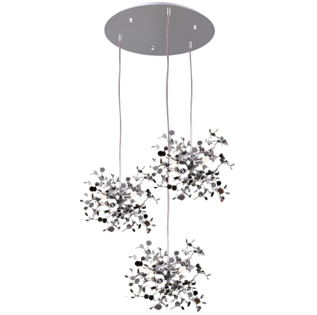 Люстра подвесная с Led лампочками в комплекте Lightstar L3PR721134+Lamps 