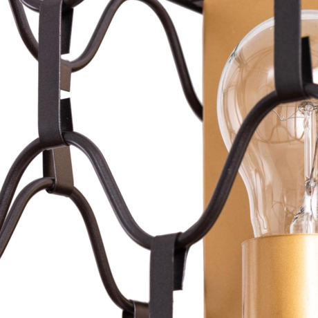 Настенный светильник с лампочкой DIVINARE 2021/04 AP-1+Lamps 