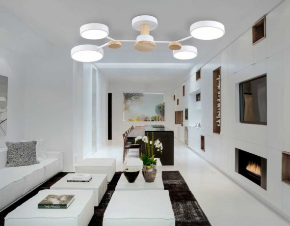 Люстра на штанге Ambrella light COMFORT FL4858 