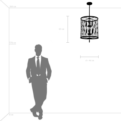 Подвесной светильник Lightstar с поддержкой Алисы, Firenze 725163 