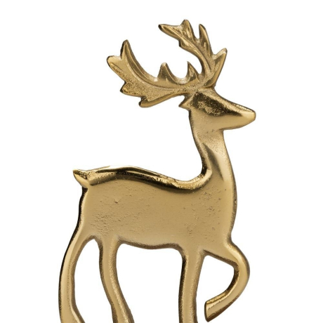 427573 Фигурка Олень BALIGUIAN L130, B50, H200 алюминий, дерево, золотой, натуральный Eglo 