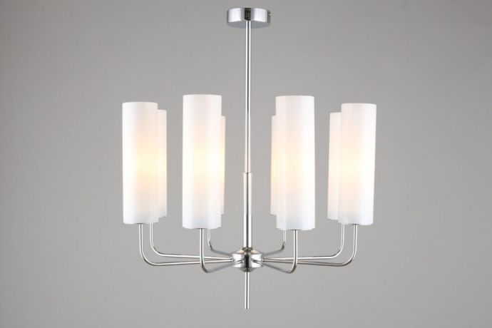 Люстра на штанге с лампочками Omnilux OML-99607-08+Lamps 
