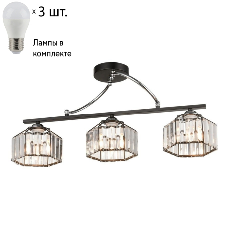 Потолочная люстра с лампочками Velante 236-107-03+Lamps E27 P45 