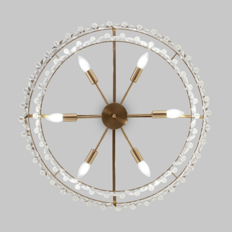 Подвесная люстра с хрусталем Eurosvet Sophie 60165/6 (a065754) 