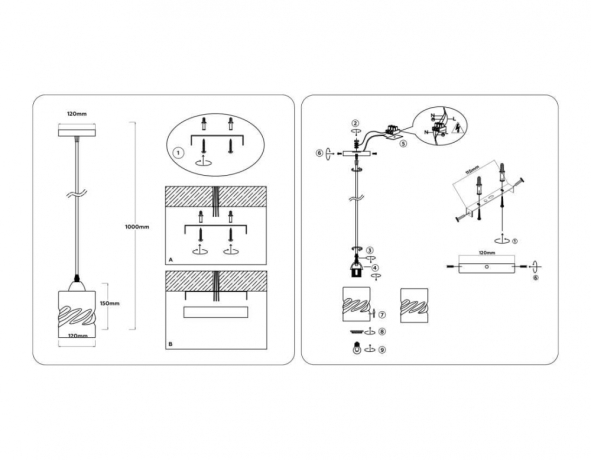 Подвесной светильник Ambrella Light TR TR3409 
