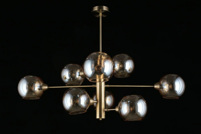 Люстра на штанге с лампочками APLOYT APL.904.17.08+Lamps 