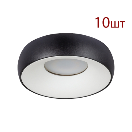 Комплект 10шт. Встраиваемый светильник Arte Lamp Heze A6665PL-1BK-10 