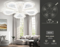 Потолочная диммируемая люстра с пультом ДУ Ambrella light Original FA4030