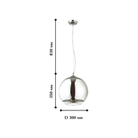 Нарушена упаковка!  <34081> 1688-1P Светильник подвесной Favourite Erbsen