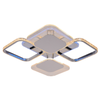 Потолочная диммируемая люстра с пультом ДУ Profit Light 5886/4A CHR 72W+6,5W RGB