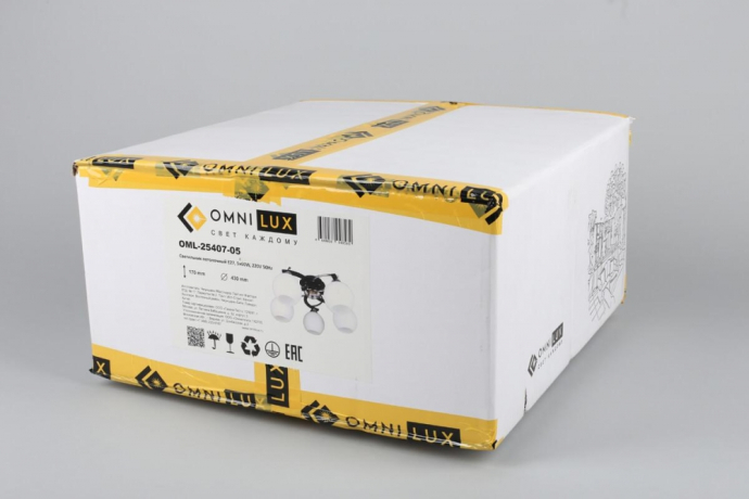Люстра потолочная с лампочками Omnilux OML-25407-05+Lamps 