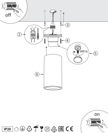 Нарушена упаковка! <618859> Накладной светильник Arte Lamp Beid A1517PL-1BK