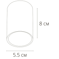 Нарушена упаковка! <618859> Накладной светильник Arte Lamp Beid A1517PL-1BK