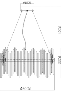 Люстра с лампочками. Комплект от Lustrof. №298877-615951