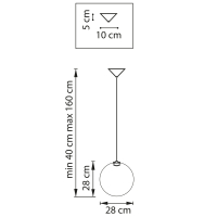 Подвесной светильник Sferetta Lightstar 801022