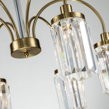 Подвесная люстра с лампочками Favourite Duke 2969-6P+Lamps E14 Свеча 