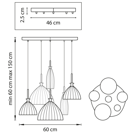 Подвесная люстра Lightstar Simple light 810160 