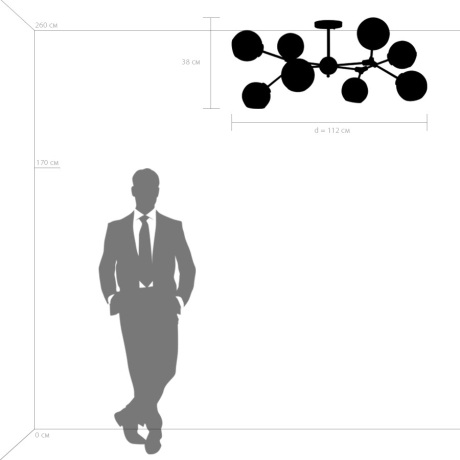 785087 Потолочная люстра Lightstar с поддержкой Маруся Beta 