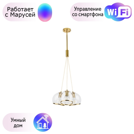 Подвесная люстра Sferico Lightstar с поддержкой Маруся 729031 