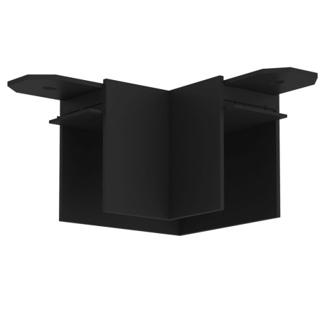 Соединитель угловой для однофазного шинопровода Denkirs TR2102-BK 