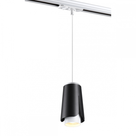 Однофазный светильник для шинопровода с лампочкой Novotech 370834+Lamps 