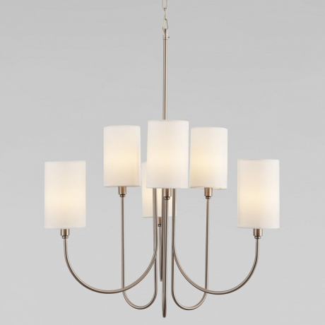 Подвесная люстра Eurosvet Abbey 60164/6 никель 