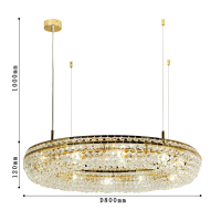 Люстра с лампочками, подвесная, комплект от Lustrof. №385049-617399