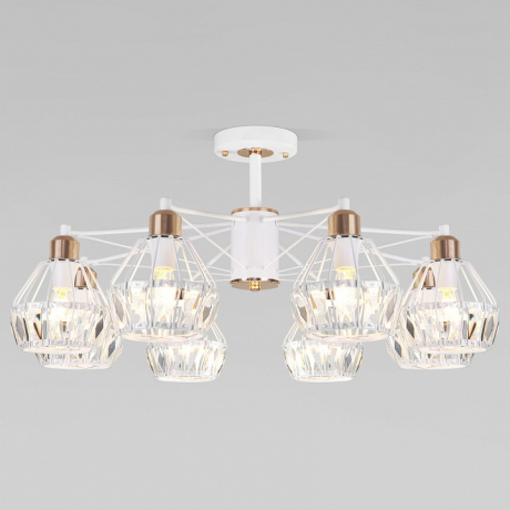 Люстра на штанге Eurosvet Lord 70075/8 белый