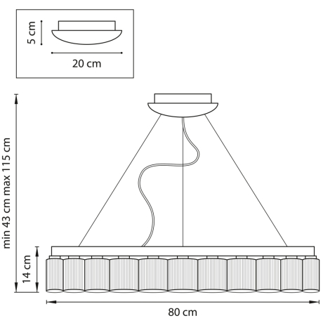 812236 Подвесная люстра Lightstar с поддержкой Маруся Nibbler 