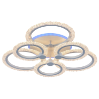 Светодиодная диммируемая люстра с ПДУ Profit Light 8003/3+3 WHT A