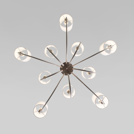 Подвесная люстра с тканевыми абажурами Eurosvet Abbey 60164/10 (a065750) 